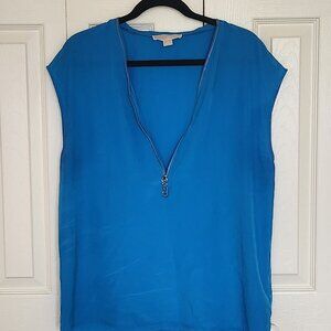 Michael Kors V Neck Work Blouse